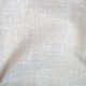 Etamine blanc voilage grande largeur aspect lin au mètre Thevenon