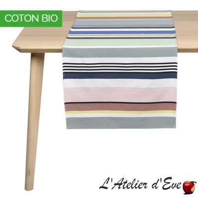 "iHoldy" Chemin de table toile basque Made in France Artiga