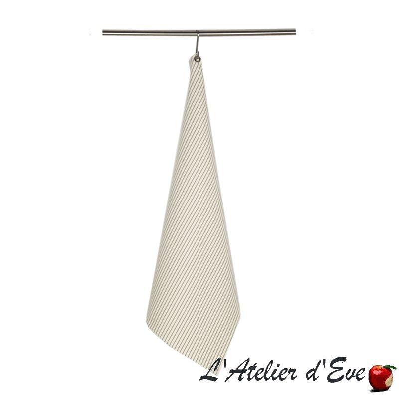"Sauvelade" Torchon coton toile basque Made in France 75x50cm Artiga