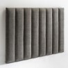 Duo Headboard with upholstered nails Rive gauche fabric Thevenon