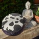 "Zafu" Blue bird Meditation cushion Made in France L'Atelier d'Eve