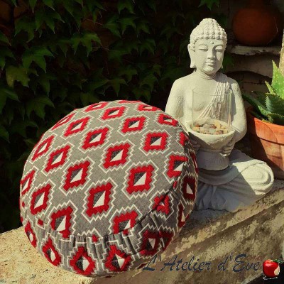 Zafu "Ethnik" Coussin de méditation Fabrication Française