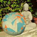 "Zafu" Tropical Meditation cushion Made in France L'Atelier d'Eve