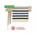 "Lacquy" Chemin de table toile basque Made in France Artiga
