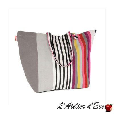 "Iholdy" Adjustable bag organic cotton coated Artiga Made in France