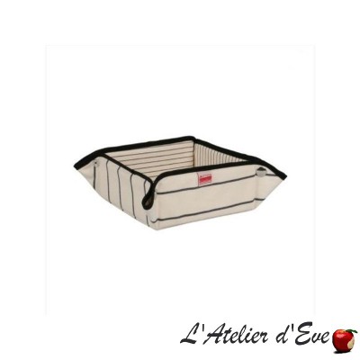 "Larrau" Basque cotton canvas basket 8x17x17cm Artiga