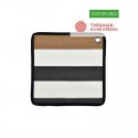 "Lacquy" Manique coton bio toile basque 20x20cm Artiga