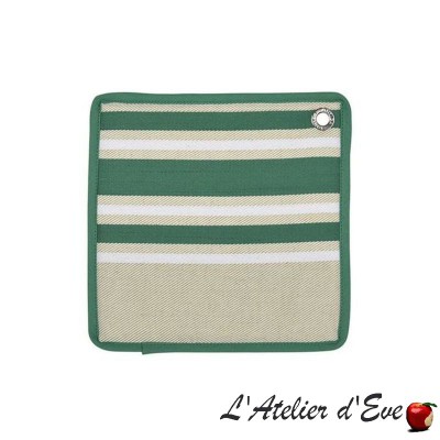 "Corda Metis" Manique coton/lin toile basque 20x20cm Artiga