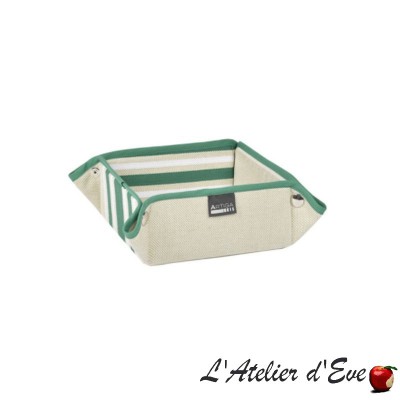 "Corda metis" Panière coton/lin toile basque 8x17x17cm Artiga