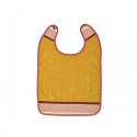 Bavoir éponge bambou Artiga "Garlin ocre" Made in France