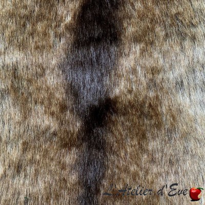 "Igloo" Faux fur fabric, Thevenon furniture