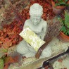 Coussin relaxant pour les yeux Lisbonne vert Made in France L'Atelier d'Eve
