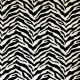 "Africa" Tissu noir/blanc jacquard velours Casal