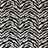 Africa Tissu noir et blanc jacquard velours Casal