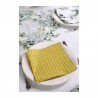 Maillane soleil 6 serviettes de table provençales 50x50cm tissu coton Valdrôme
