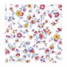 Fleurs des champs multicolores 6 serviettes de table provençales 50x50cm tissu coton Valdrôme