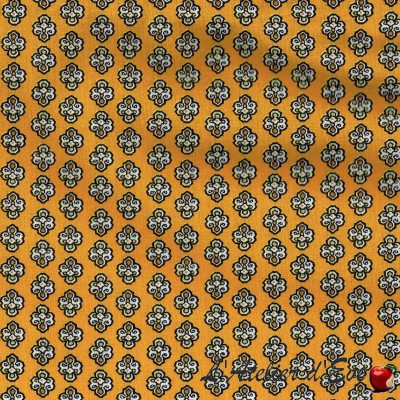 "Red Maillane" Cotton fabric Valdrôme French manufacturing