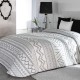 Couvre-lit matelassé-Dessus de lit gris-Adok-Reig Marti-C.08