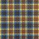 "Tennis" blu amazzone Tissu jacquard motif tartan Casal