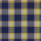 "Tennis" blu cina Tissu jacquard motif tartan Casal