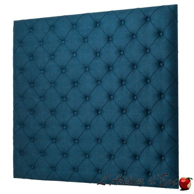 "Princess" Thevenon washed linen padded headboard