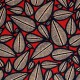 "Lima" Tissu lin fleuri ameublement Thevenon