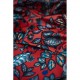 "Idris" Large-width floral cotton canvas, Thevenon furnishings