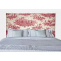 "Vintage" Piped headboard Water story Thevenon