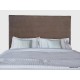 "Vintage" piped headboard washed linen fabric Thevenon