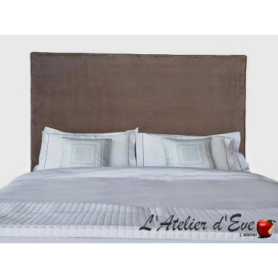 "Vintage" piped headboard washed linen fabric Thevenon