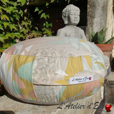 Zafu "Ananas" Coussin de méditation Fabrication Française