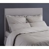 Caméléon Tête de lit déhoussable lin lavé gris souris Thevenon