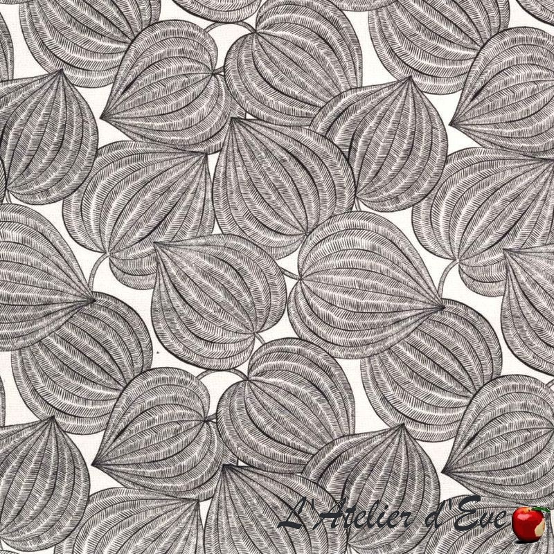 "Harvest" 2402601 gris Toile coton ameublement Thevenon