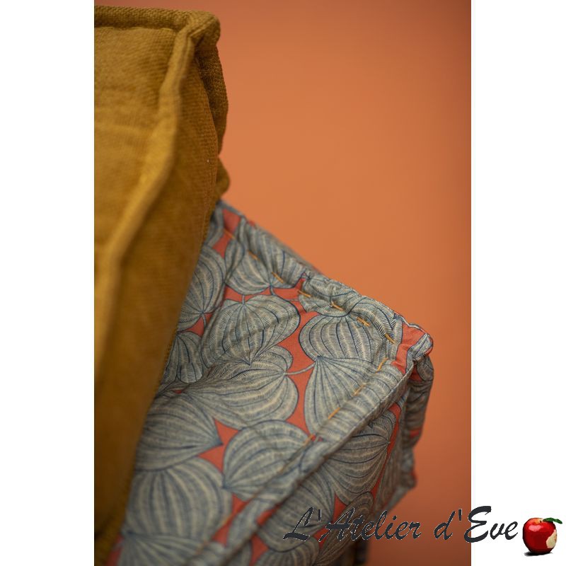 "Pondichery" Cotton canvas for Thevenon furnishing