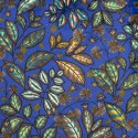 "Rainbow tree grand" velvet Floor cushion fabric home furnishing Thevenon