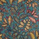 "Rainbow tree grand" 24159-13 vert bleu velours tissu ameublement Thevenon