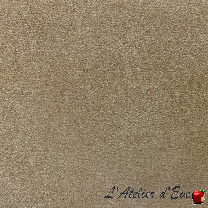 "Dakota" sable Tissu non feu aquaclean Casal