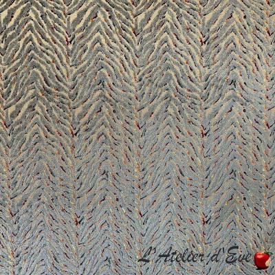 Tissu jacquard velours "Kruger" Casal