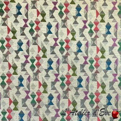 Tissu jacquard velours "Veracruz" Casal