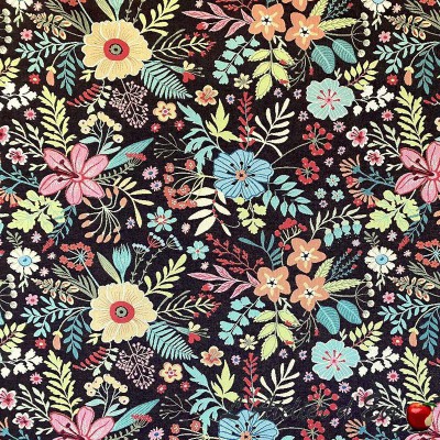 "Rousseau" ecorce Rideau Made in France jacquard fleuri Casal