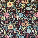 "Rousseau" Curtain Made in France floral tapestry Casal