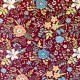 "Rousseau" pourpre Rideau Made in France jacquard fleuri Casal