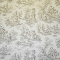 Rideau toile de Jouy "A la campagne" Fabrication Française