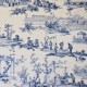 "The works of the factory" Curtain Made in France toile de jouy Casal