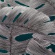"Arcadie" Rideau coton bleu canard Made in France Thevenon