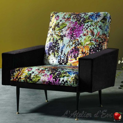 "Rhapsody" Jacquard velvet fabric Casal