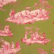 "Plaisir d'été" pomme Rideau Made in France toile de jouy Casal