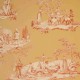"Summer pleasure" Curtain Made in France toile de jouy Casal