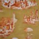 "Plaisir hiver" bistre Rideau Made in France toile de jouy Casal