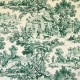 "Ronde villageoise" Curtain Made in France toile de jouy Casal